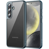 JETech Case for Samsung Galaxy S24+ / S24 Plus 5G, Non-Yellowing Shockproof Bumper Protective Phone Cover, Anti-Scratch Hard PC Back (Deep Blue)